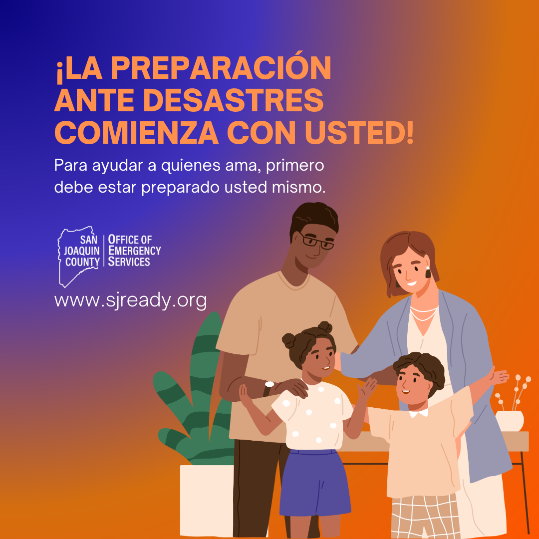 Illustration of family in their home.