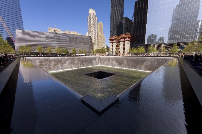 September 11 memorial in NYC.