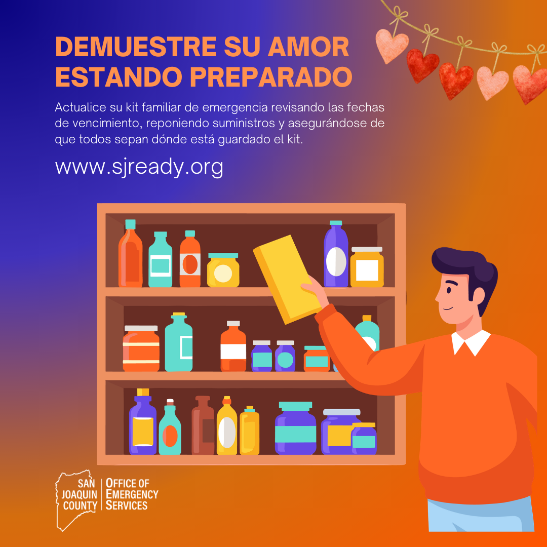 Illustration of man replacing a box of grains in his pantry.